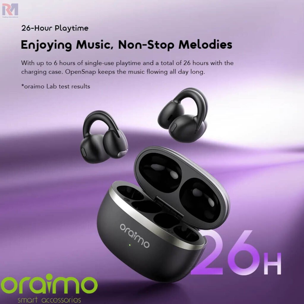 Oraimo OPN 373 OpenSnap Clip-On True Wireless Earbuds