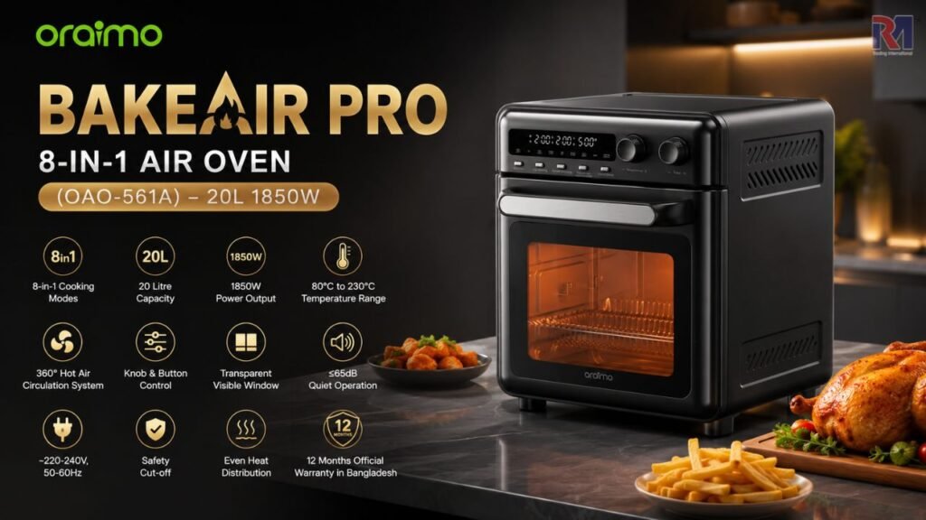 Oraimo BakeAir Pro Air Oven Price in Bangladesh