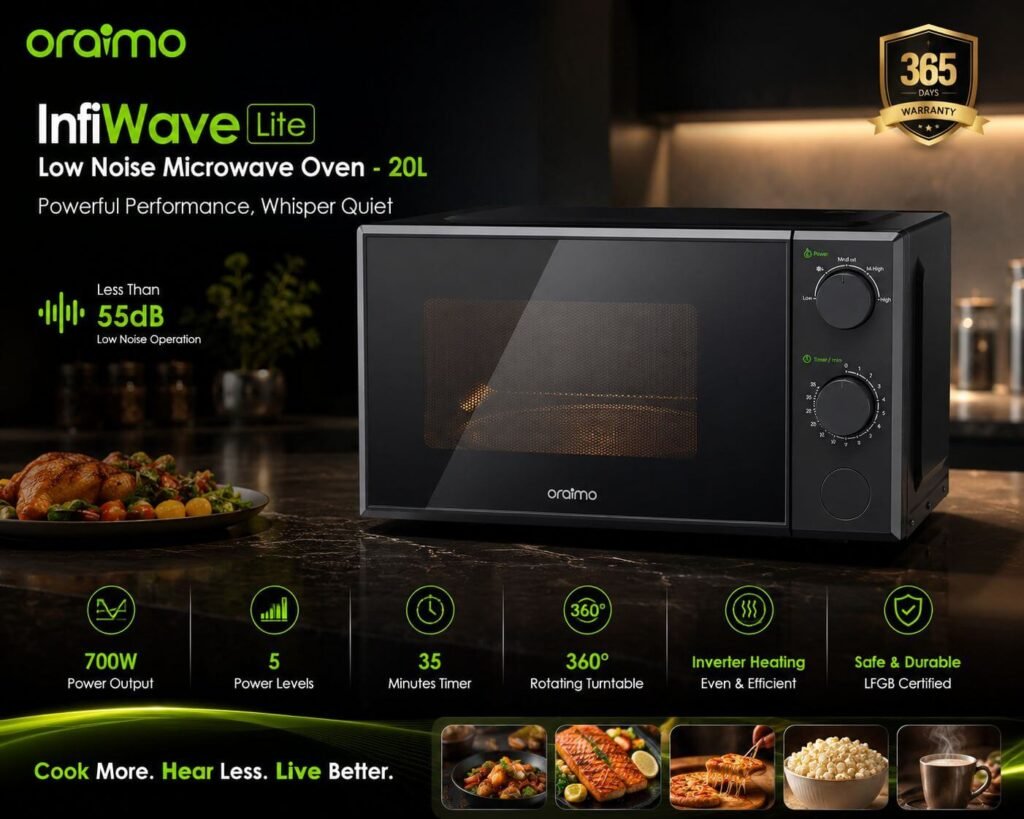 Oraimo OMO-221A InfiWave Lite Microwave Oven Price in Bangladesh