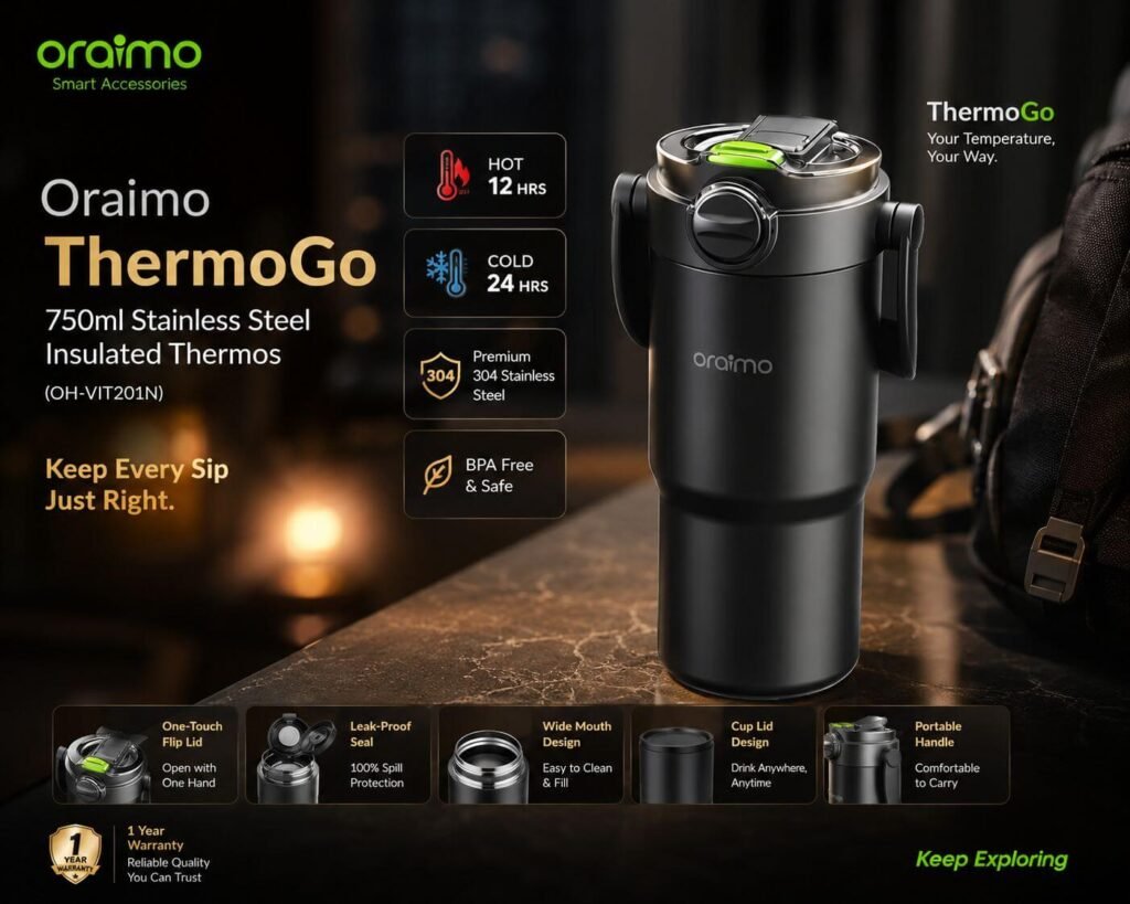 Oraimo ThermoGo Thermos Price in Bangladesh