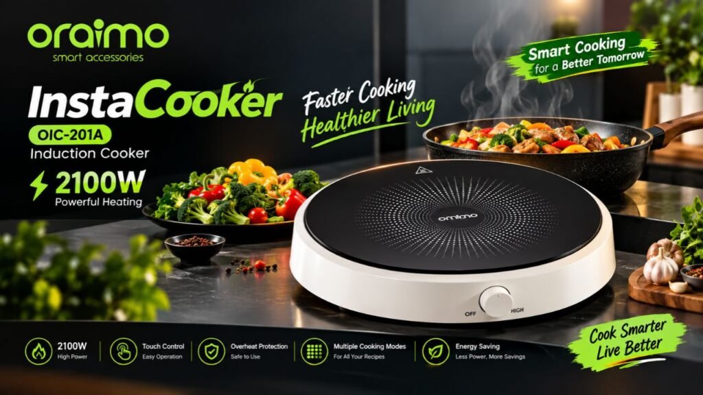 Oraimo InstaCooker 2100W Induction Cooker (OIC-201A)