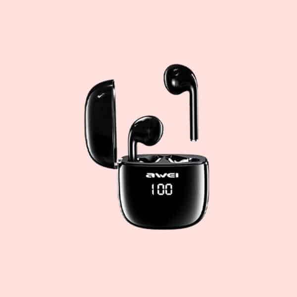 Awei T28P TRUE Wireless Sports Earbuds with Charging Case