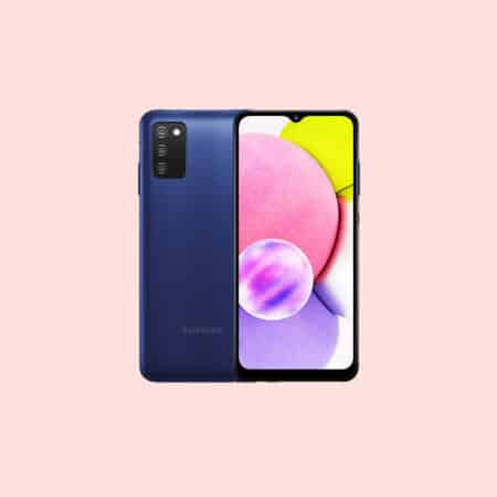 Samsung galaxy a03s blue color