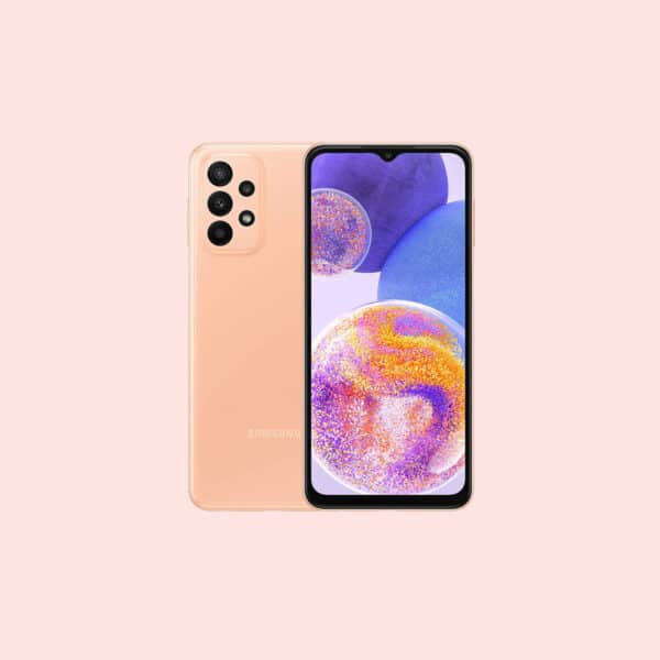 samsung galaxy a23 peach color