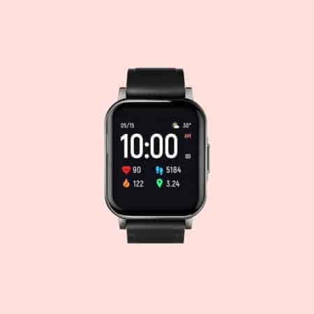 Xiaomi Haylou LS02 Touch Screen Square Shape Smart Watch (Black)