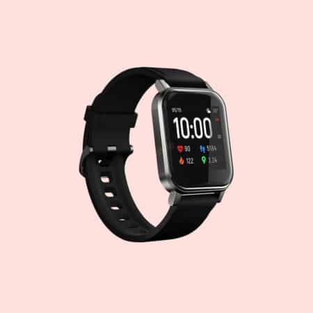 Xiaomi Haylou LS02 Touch Screen Square Shape-Smart Watch (Black)