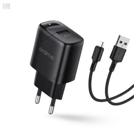 Oraimo Firefly 3 10W Charger Adapter with Micro USB Cable OCW E66S Plus M53 BLACK
