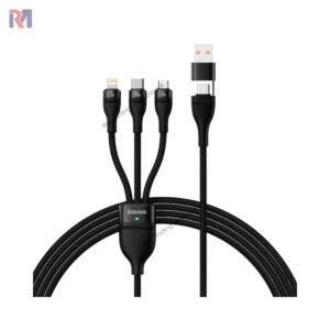 Baseus Flash Series Two-for-Three Fast Charging Cable USB to M+L+C 100W
