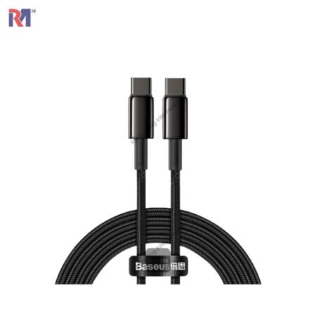 Baseus Tungsten Gold 100W Fast Charging Data Cable Type-C to Type-C