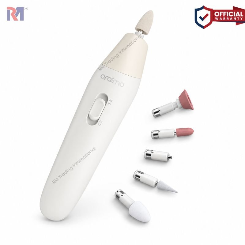 Oraimo Tipsy 6 Nail Drill 2-Speed Dual Rotation Manicure Set